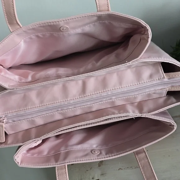 BEIS The Commuter Tote In Atlas Pink - Picture 12 of 12